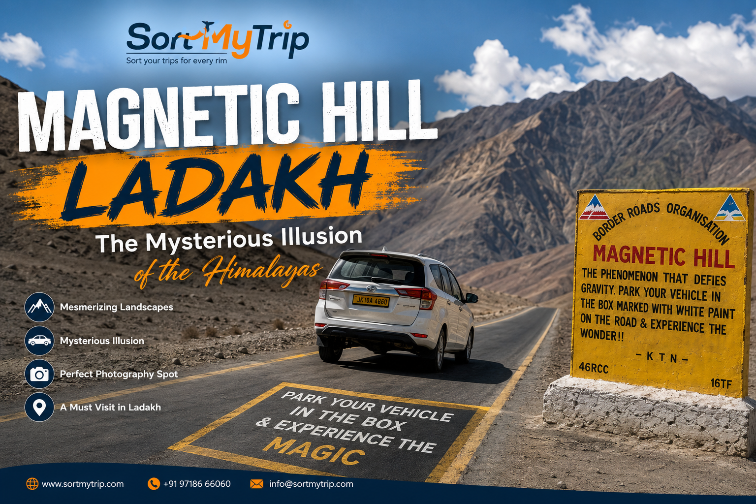 Magnetic Hill Ladakh: The Mysterious Illusion of the Himalayas